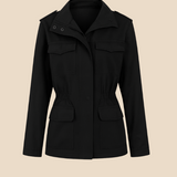 Kurtka damska casualowa z kieszeniami i zamkiem błyskawicznym