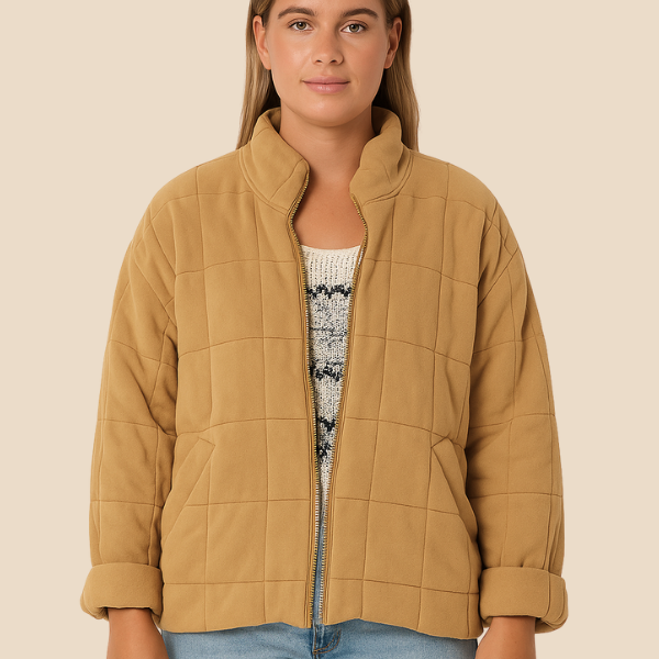 Kurtka damska pikowana krótka – ciepła kurtka na jesień i zimę