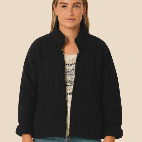 Kurtka damska pikowana krótka – ciepła kurtka na jesień i zimę