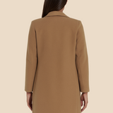 Elegancki płaszcz damski dwurzędowy – klasyczny płaszcz na jesień i zimę