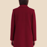 Elegancki płaszcz damski dwurzędowy – klasyczny płaszcz na jesień i zimę