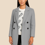 Elegancki płaszcz damski dwurzędowy – klasyczny płaszcz na jesień i zimę