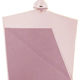 Ciepłe ponczo z kapturem z miękkiego polaru