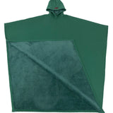 Ciepłe ponczo z kapturem z miękkiego polaru