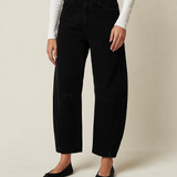 Damskie jeansy straight leg z wysokim stanem