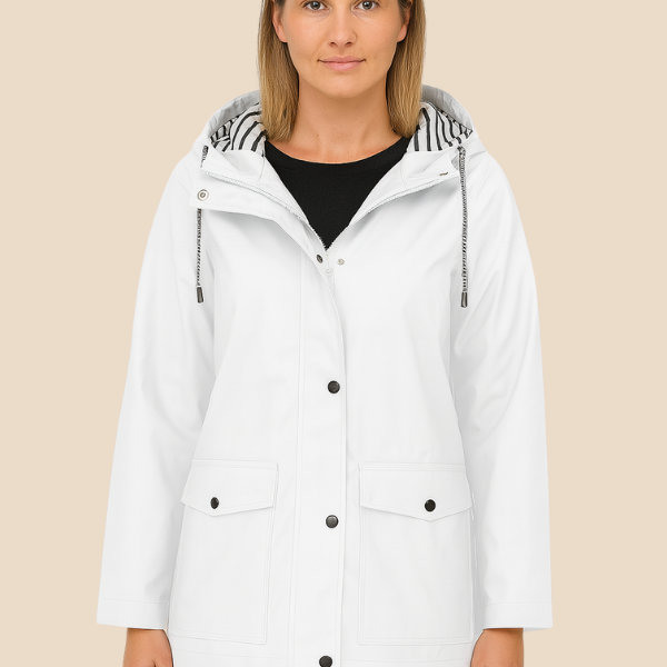 Kurtka przeciwdeszczowa damska z kapturem – lekka parka na wiosnę i jesień