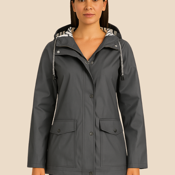 Kurtka przeciwdeszczowa damska z kapturem – lekka parka na wiosnę i jesień