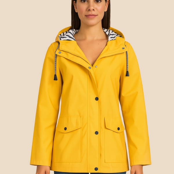 Kurtka przeciwdeszczowa damska z kapturem – lekka parka na wiosnę i jesień
