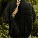 Damska lekka kurtka pikowana z kieszeniami