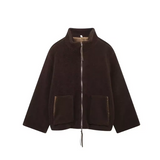 Kurtka teddy oversize z miękkiego futerka