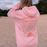 Bluza damska hoodie oversize Let’s Watch the Sunset