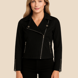 Kurtka damska zamszowa ramoneska – stylowa kurtka biker na każdą porę roku