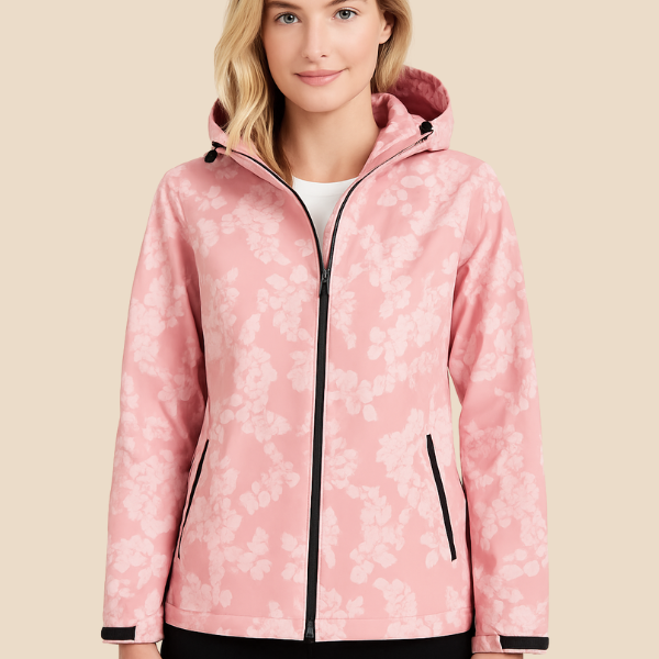 Kurtka damska softshell z kapturem – lekka, wodoodporna kurtka na każdą pogodę