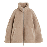 Kurtka teddy oversize z miękkiego futerka