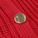 Damski dzianinowy bezrękawnik zapinany na guziki