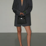 Marynarka damska oversize boyfriend blazer szary