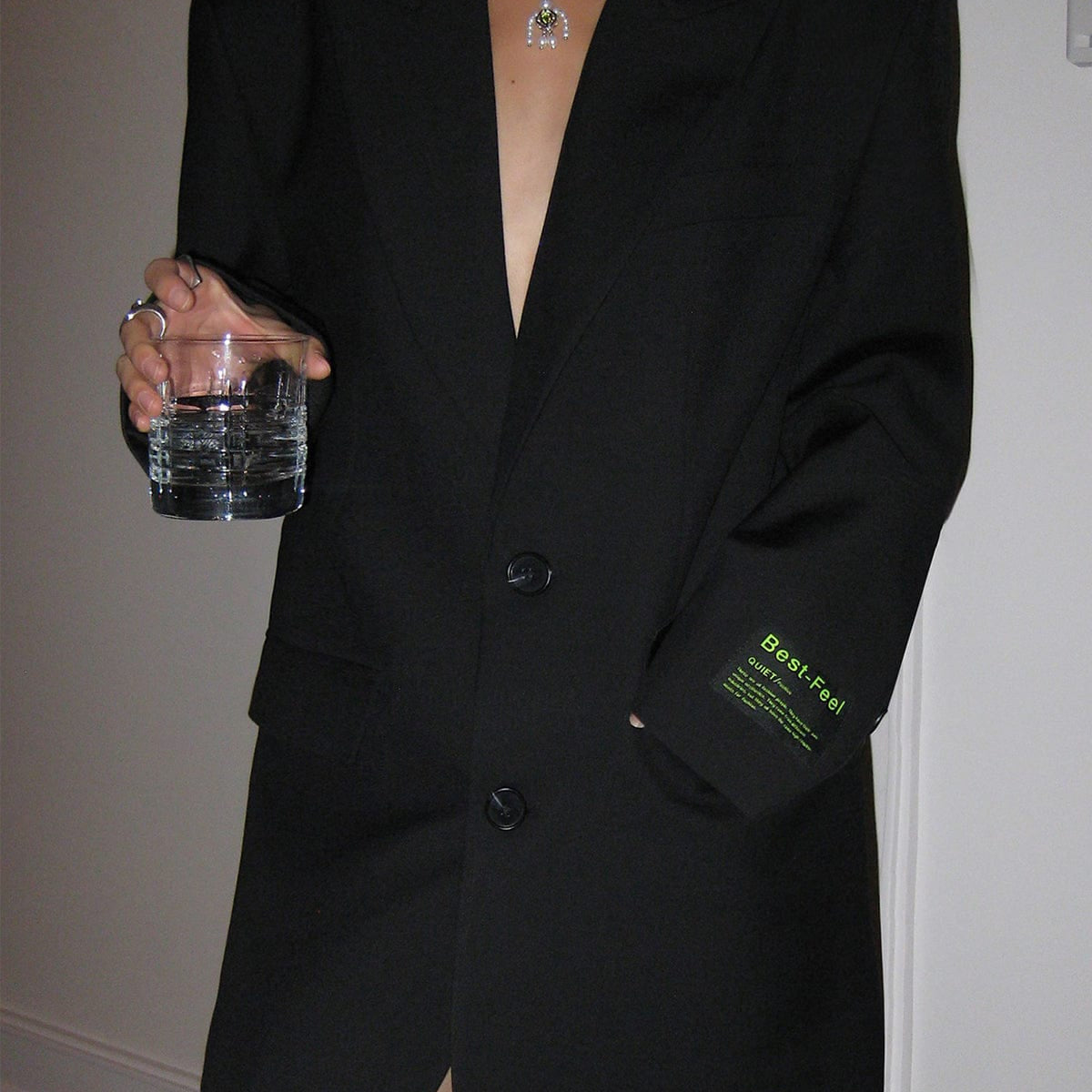 Marynarka damska oversize boyfriend blazer szary