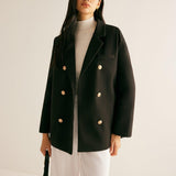 Damska elegancka marynarka dwurzędowa z guzikami