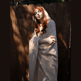 Damskie ponczo z kapturem i miękkim wykończeniem