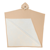 Damskie ponczo z kapturem i miękkim wykończeniem