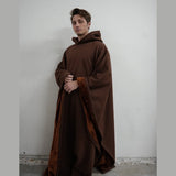 Damskie ponczo z kapturem i miękkim wykończeniem