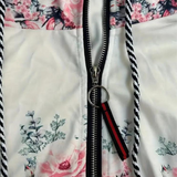 Bluza damska z kapturem w kwiatowy wzór