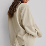 Damska elegancka marynarka oversize w stylu klasycznym