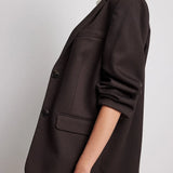 Damska elegancka marynarka oversize w stylu klasycznym