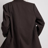 Damska elegancka marynarka oversize w stylu klasycznym