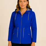 Kurtka damska przeciwdeszczowa z kapturem – lekka parka na wiosnę i jesień