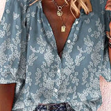 Bluzka damska boho z haftem i luźnym krojem – letni styl