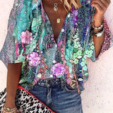 Bluzka damska boho z haftem i luźnym krojem – letni styl