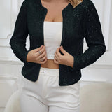 Elegancka marynarka damska z cekinami