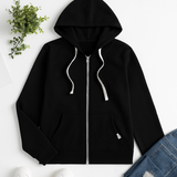 Bluza damska z kapturem i zamkiem błyskawicznym