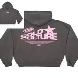 Bluza damska hoodie oversize z nadrukiem graffiti