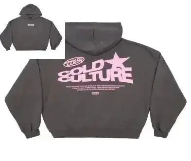 Bluza damska hoodie oversize z nadrukiem graffiti