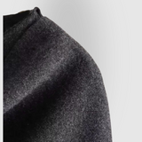 Eleganckie ponczo damskie z kołnierzem – stylowe okrycie na jesień i zimę