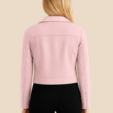 Kurtka damska zamszowa ramoneska – stylowa kurtka biker na każdą porę roku