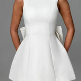 Sukienka mini z gorsetową górą i zdobionym dołem