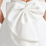 Sukienka mini z gorsetową górą i zdobionym dołem