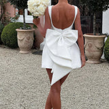 Sukienka mini z gorsetową górą i zdobionym dołem