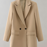 Damska marynarka oversize z guzikami i kieszeniami