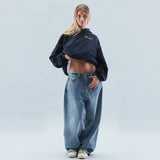 Bluza damska hoodie oversize z nadrukiem