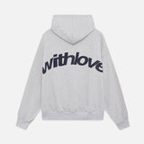 Bluza damska hoodie oversize z nadrukiem