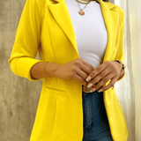 Damska klasyczna marynarka w żywych kolorach