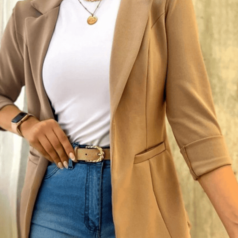 Damska klasyczna marynarka w żywych kolorach