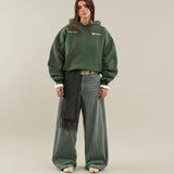 Bluza unisex z kapturem i napisem With Love