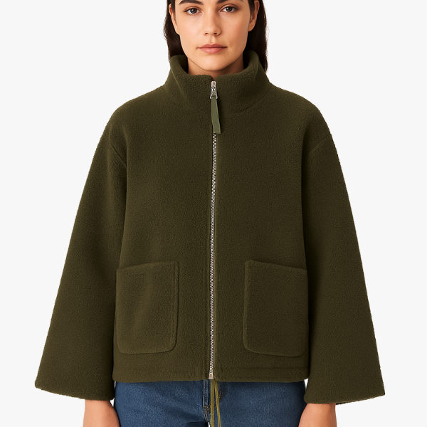 Kurtka teddy oversize z miękkiego futerka