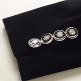 Damska elegancka marynarka welurowa z ozdobnymi guzikami