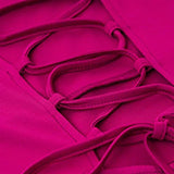 Sukienka satynowa midi na ramiączkach z rozcięciem